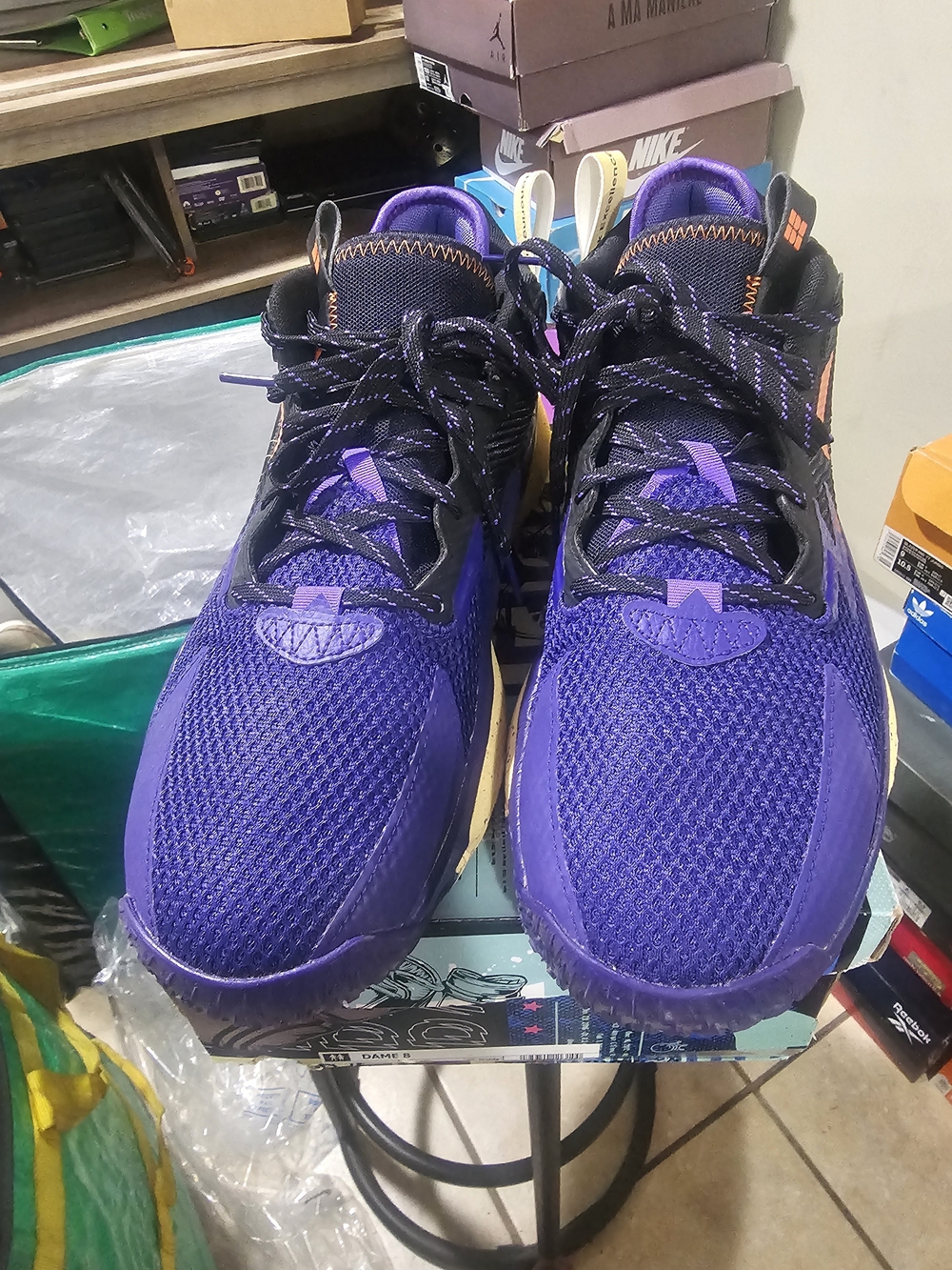 Purple Athletic Sneakers
